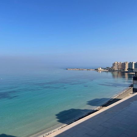 Apartamento En Primera Linea Con Vistas A La Playa Ensenada Del Esparto Del Residencial Vina Del Mar La Manga del Mar Menor Exterior foto
