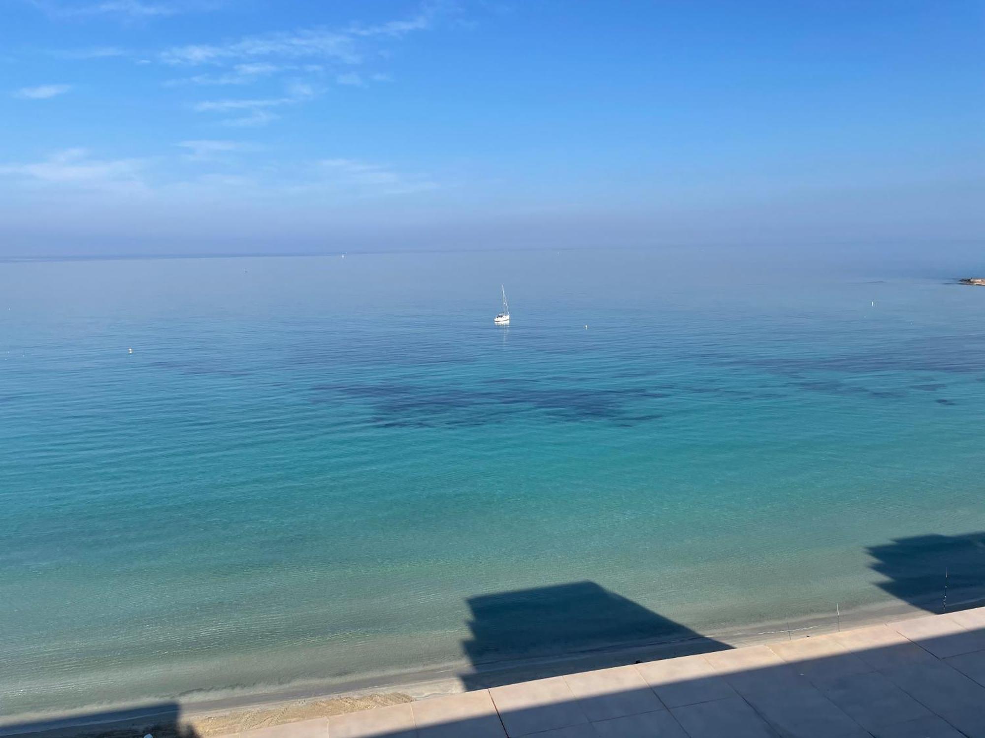 Apartamento En Primera Linea Con Vistas A La Playa Ensenada Del Esparto Del Residencial Vina Del Mar La Manga del Mar Menor Exterior foto