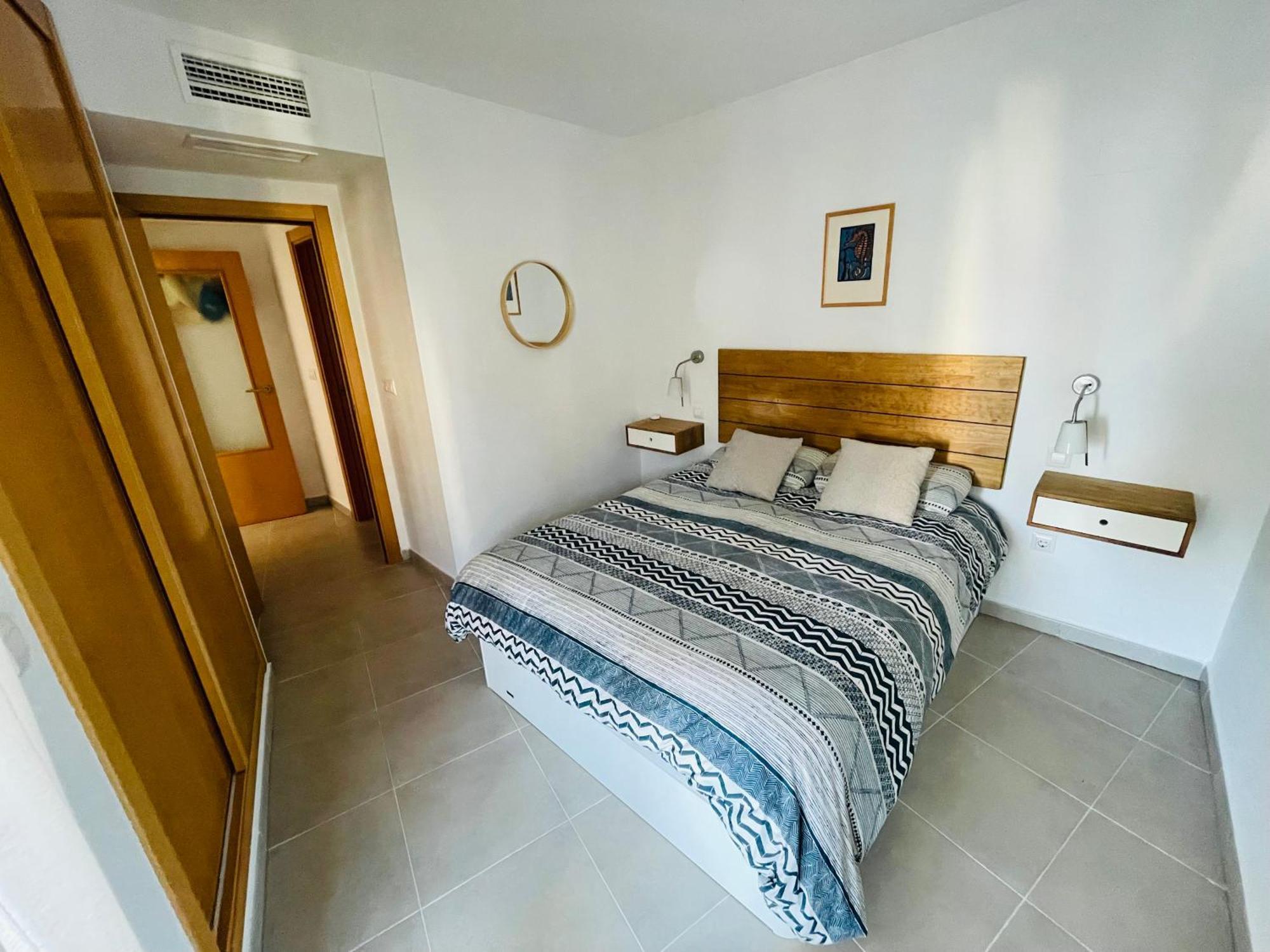 Apartamento En Primera Linea Con Vistas A La Playa Ensenada Del Esparto Del Residencial Vina Del Mar La Manga del Mar Menor Exterior foto