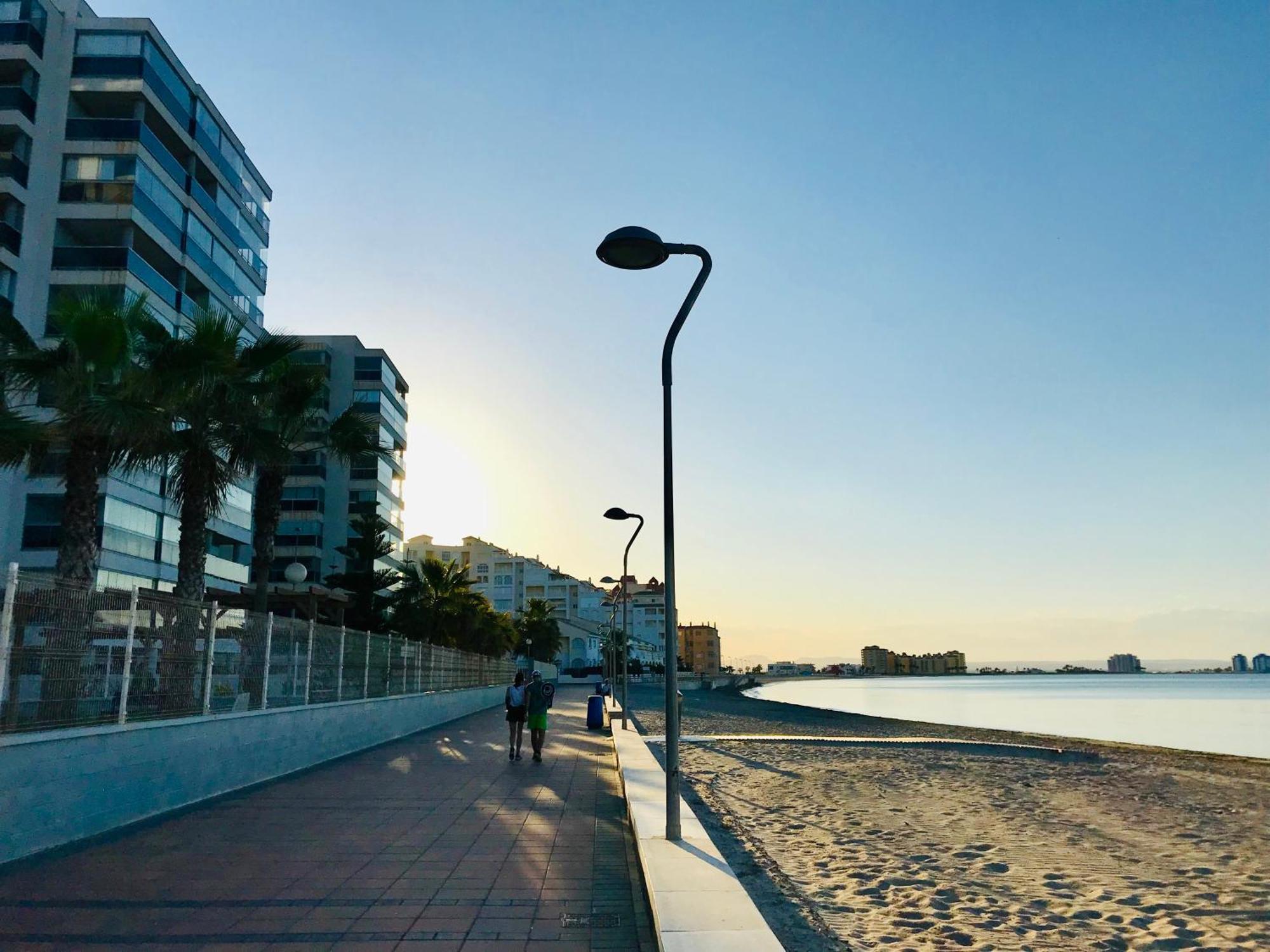 Apartamento En Primera Linea Con Vistas A La Playa Ensenada Del Esparto Del Residencial Vina Del Mar La Manga del Mar Menor Exterior foto